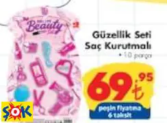 GOKİDY GÜZELLİK SETİ SAÇ KURUTMALI OYUNCAK